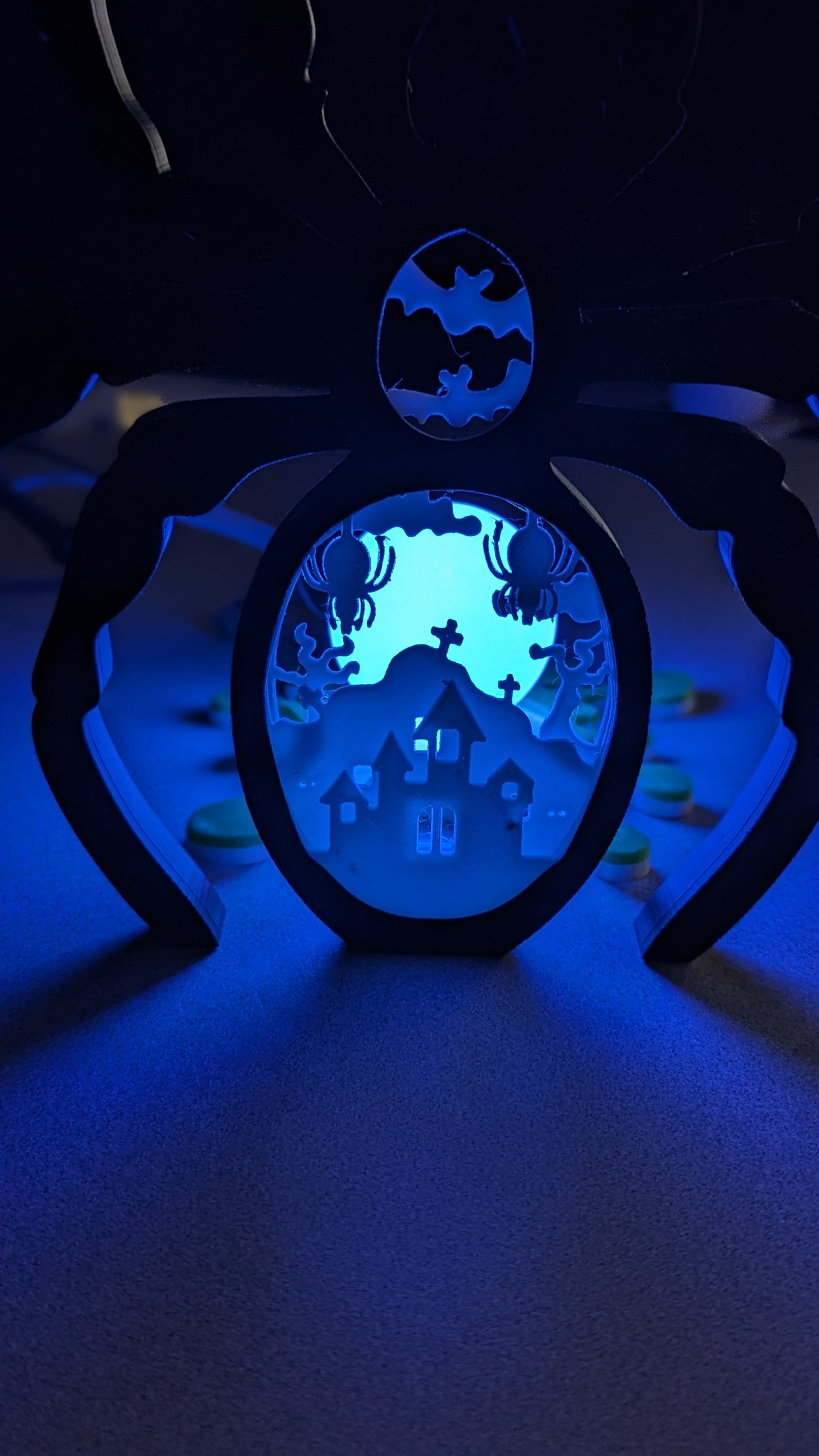 Halloween Spider Shadow box