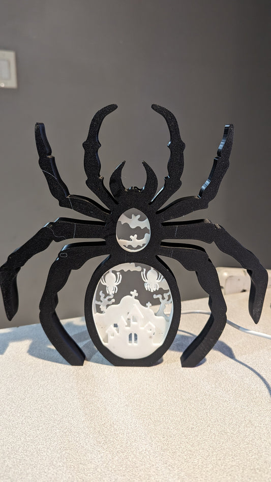 Halloween Spider Shadow box