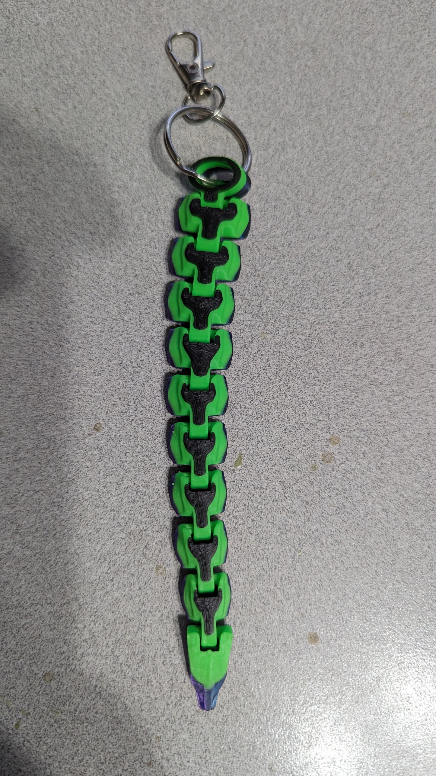 Dragon tail keychain