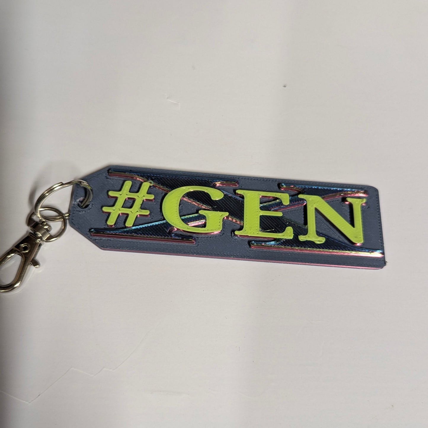 #Gen X keychain